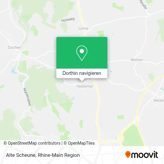 Alte Scheune Karte