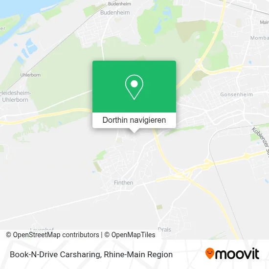 Book-N-Drive Carsharing Karte