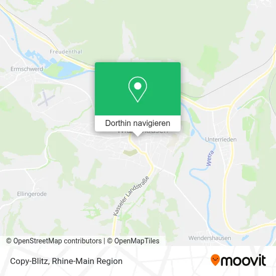 Copy-Blitz Karte