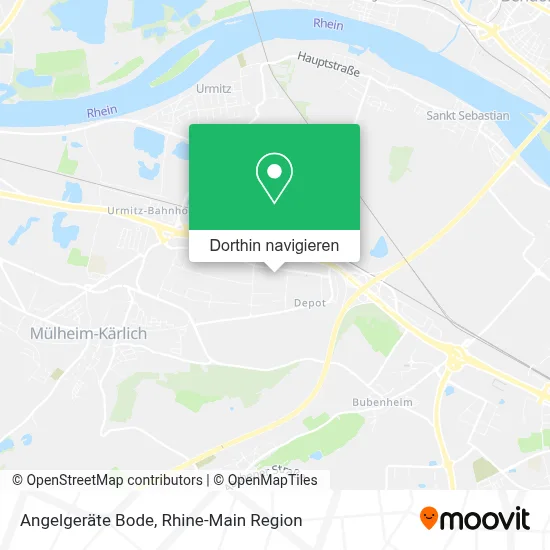 Angelgeräte Bode Karte