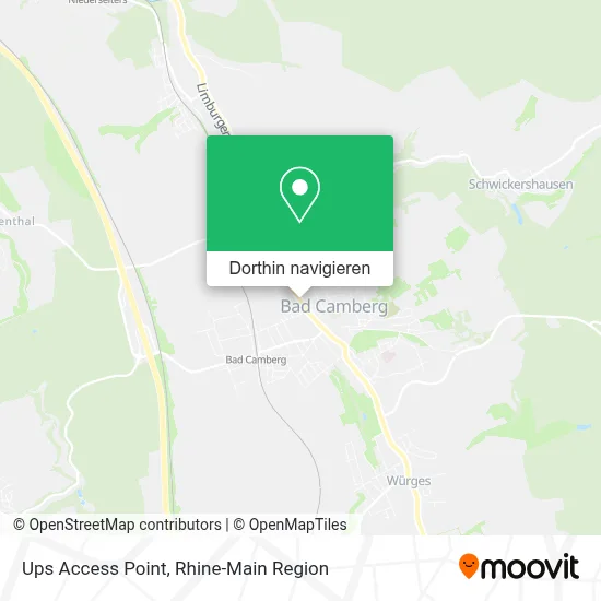 Ups Access Point Karte