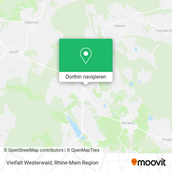 Vielfalt Westerwald Karte