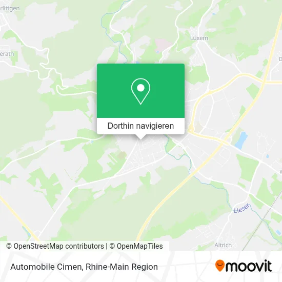 Automobile Cimen Karte
