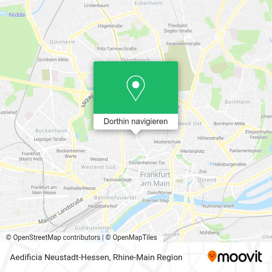 Aedificia Neustadt-Hessen Karte