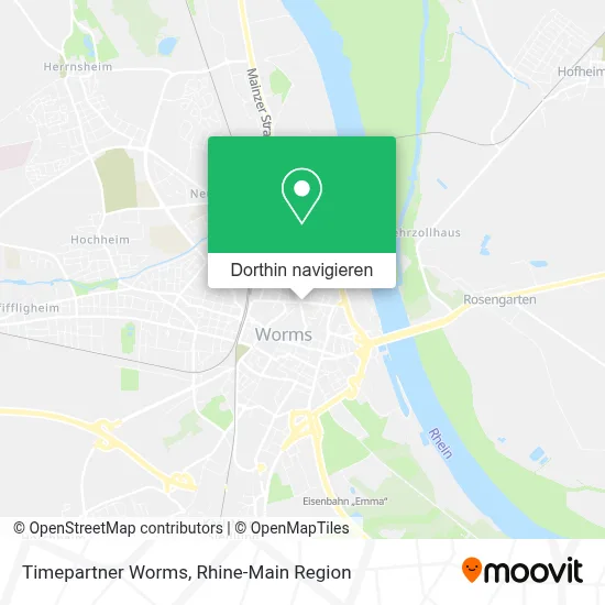 Timepartner Worms Karte