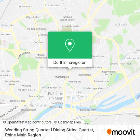 Wedding String Quartet I Dialog String Quartet Karte
