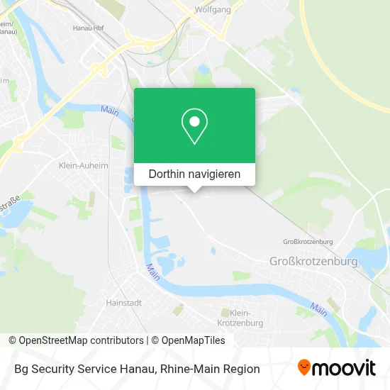 Bg Security Service Hanau Karte