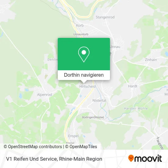 V1 Reifen Und Service Karte