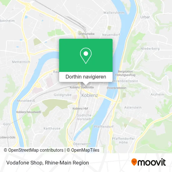 Vodafone Shop Karte