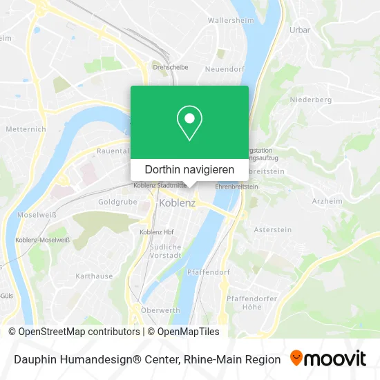 Dauphin Humandesign® Center Karte
