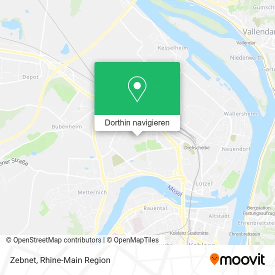 Zebnet Karte