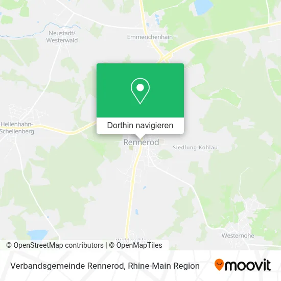 Verbandsgemeinde Rennerod Karte