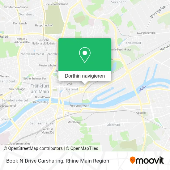 Book-N-Drive Carsharing Karte