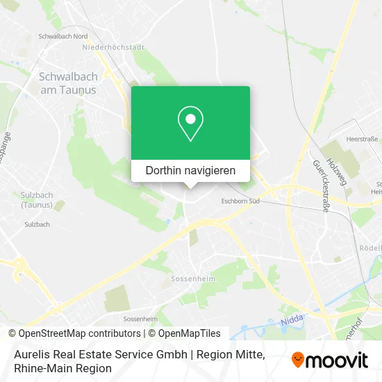 Aurelis Real Estate Service Gmbh | Region Mitte Karte