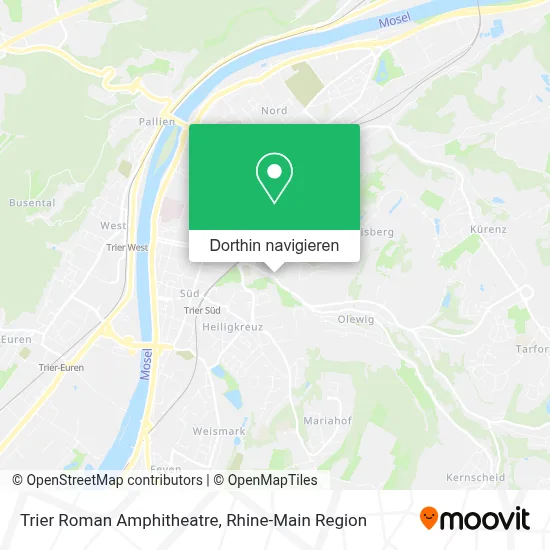 Trier Roman Amphitheatre Karte