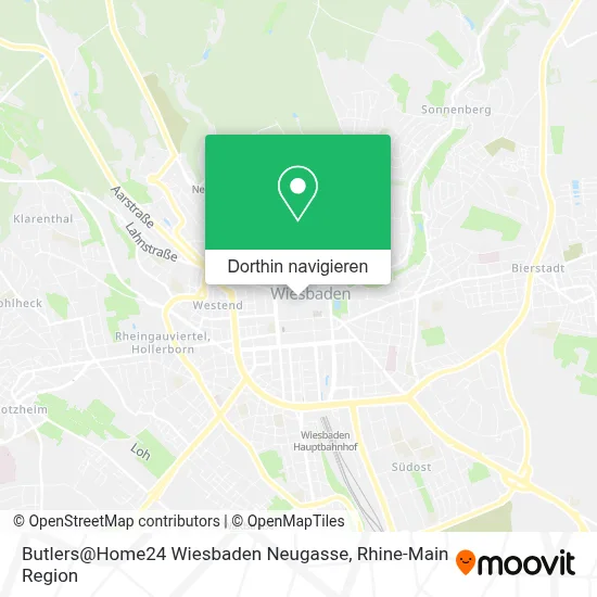 Butlers@Home24 Wiesbaden Neugasse Karte