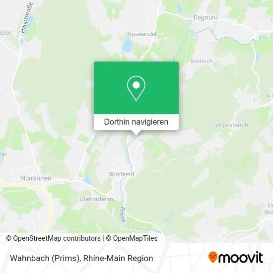 Wahnbach (Prims) Karte