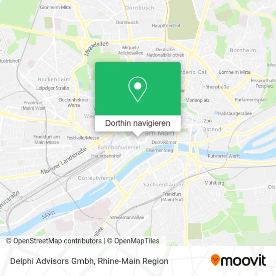 Delphi Advisors Gmbh Karte