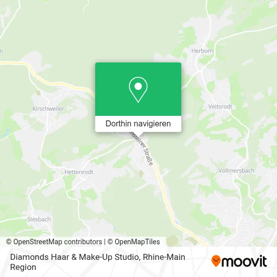 Diamonds Haar & Make-Up Studio Karte