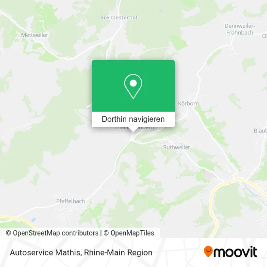 Autoservice Mathis Karte