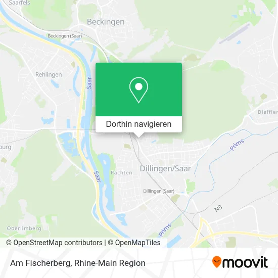 Am Fischerberg Karte