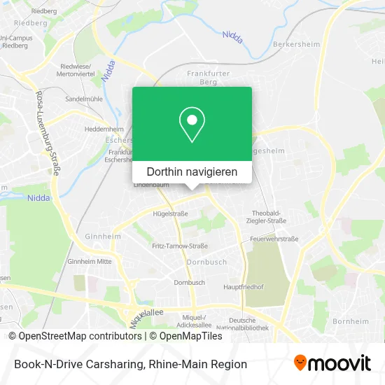 Book-N-Drive Carsharing Karte