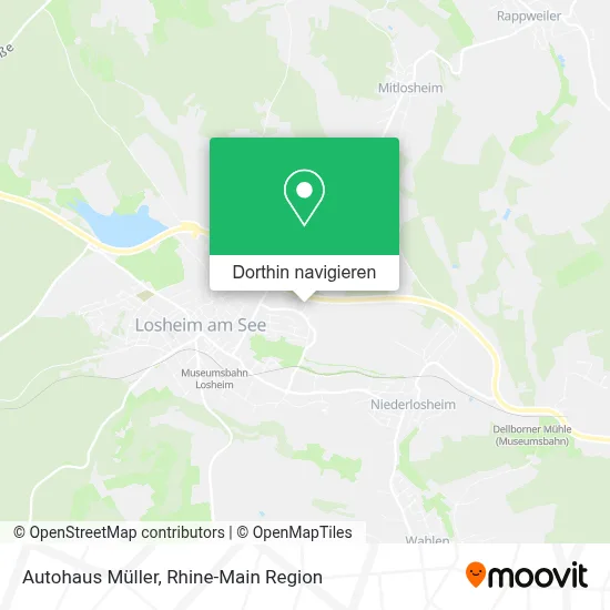 Autohaus Müller Karte