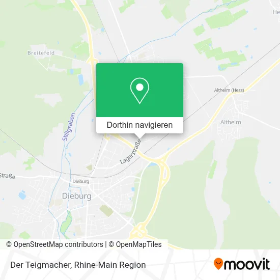 Der Teigmacher Karte