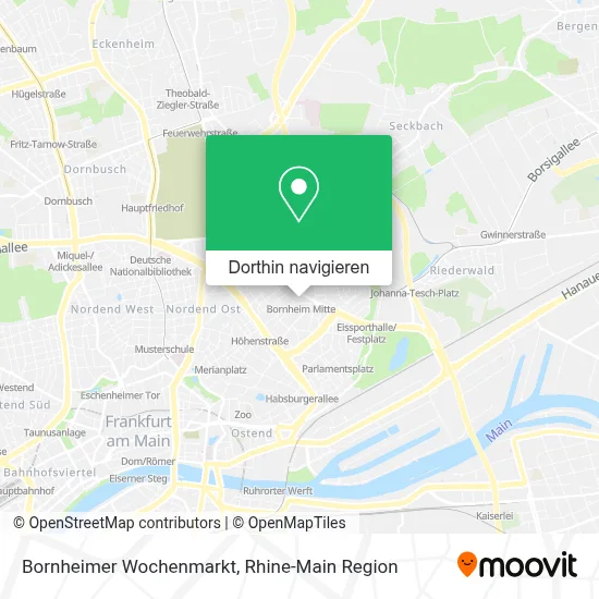 Bornheimer Wochenmarkt Karte
