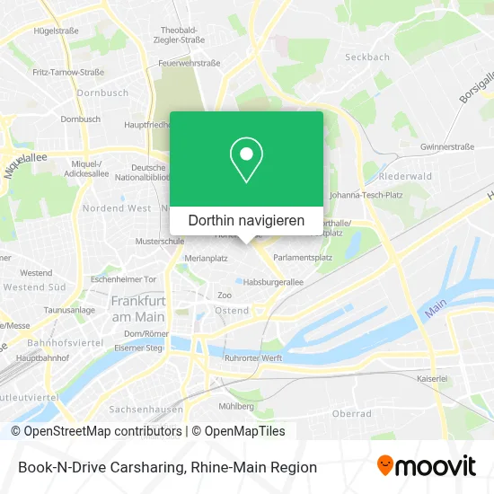 Book-N-Drive Carsharing Karte