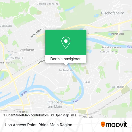 Ups Access Point Karte