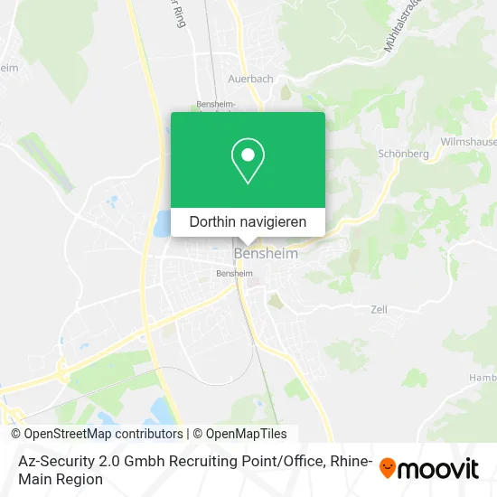 Az-Security 2.0 Gmbh Recruiting Point / Office Karte