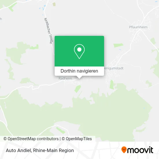 Auto Andiel Karte