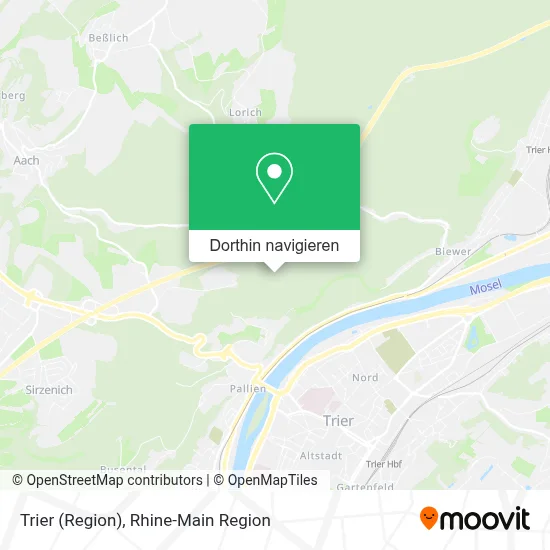 Trier (Region) Karte