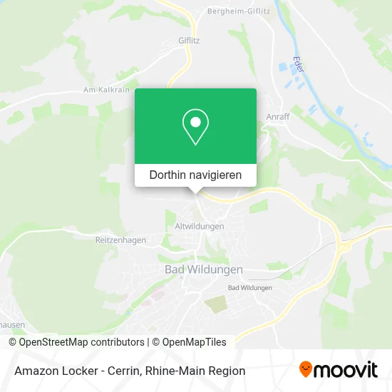 Amazon Locker - Cerrin Karte