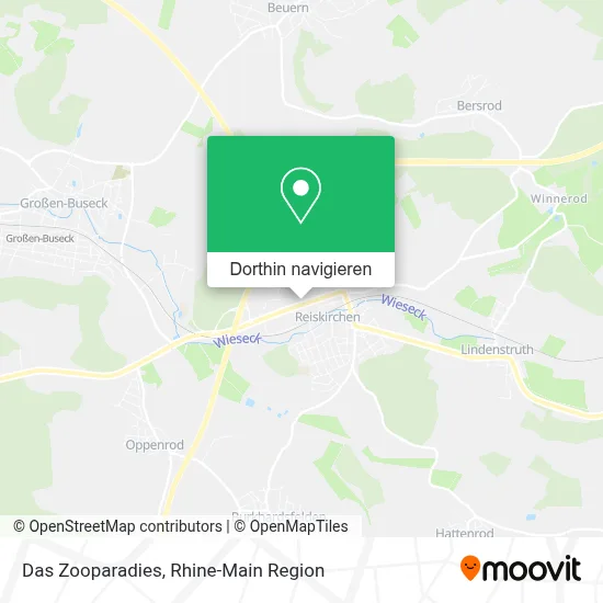 Das Zooparadies Karte