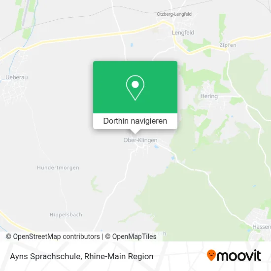 Ayns Sprachschule Karte