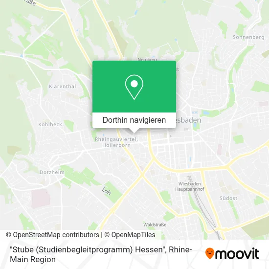 "Stube (Studienbegleitprogramm) Hessen" Karte