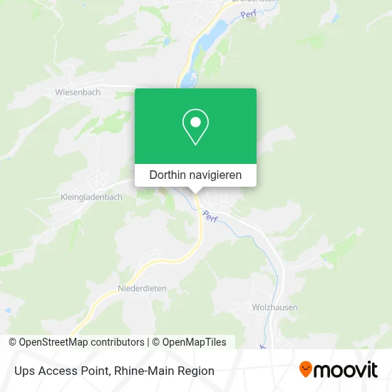 Ups Access Point Karte