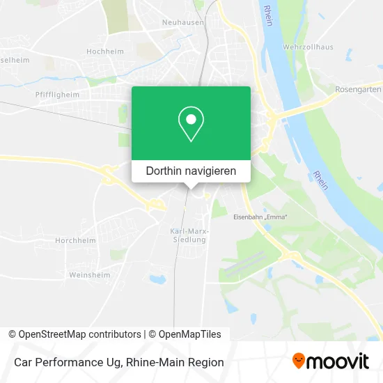 Car Performance Ug Karte
