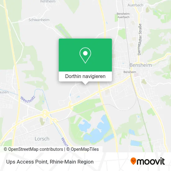 Ups Access Point Karte