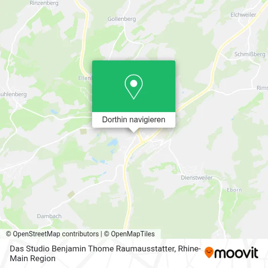 Das Studio Benjamin Thome Raumausstatter Karte