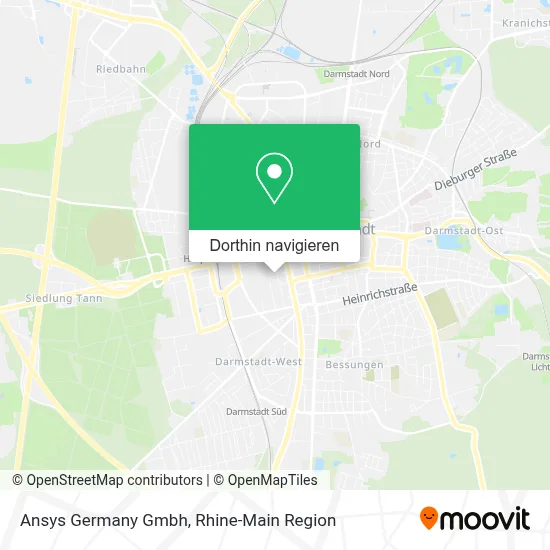 Ansys Germany Gmbh Karte