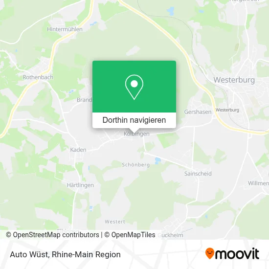 Auto Wüst Karte