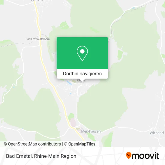 Bad Emstal Karte