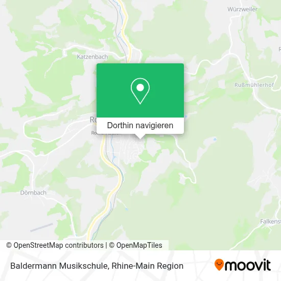 Baldermann Musikschule Karte