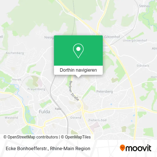 Ecke Bonhoefferstr. Karte