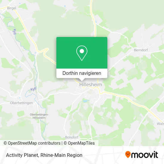 Activity Planet Karte