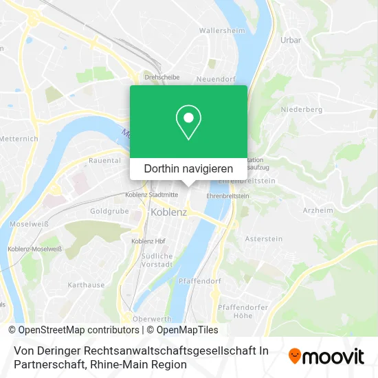 Von Deringer Rechtsanwaltschaftsgesellschaft In Partnerschaft Karte