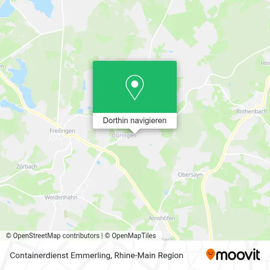Containerdienst Emmerling Karte